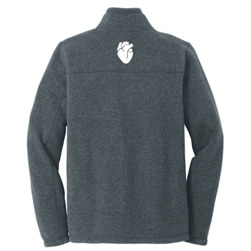 Cardiology North Face Sweater Fleece Jacket -- Urban Navy Heather