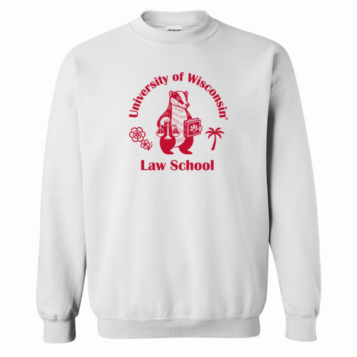 Gildan Heavy Blend Crew Neck Sweatshirt -- White