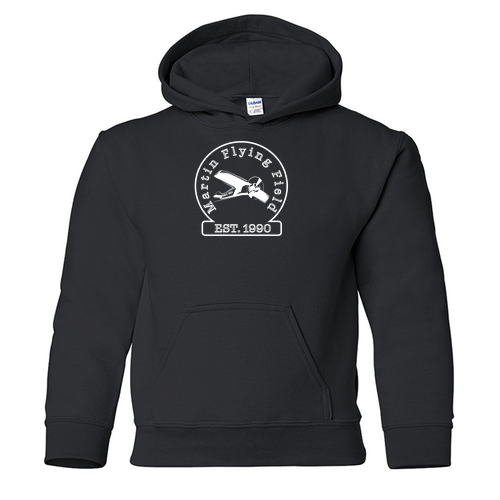 Gildan Heavy Blend YOUTH Hoodie -- Black