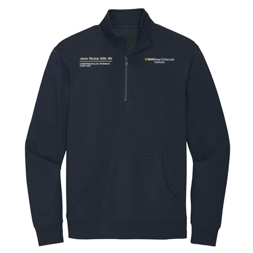 District V.I.T. Fleece 1 / 4-Zip -- New Navy