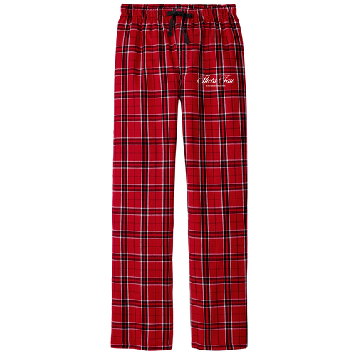 District Flannel Plaid Pant -- New Red