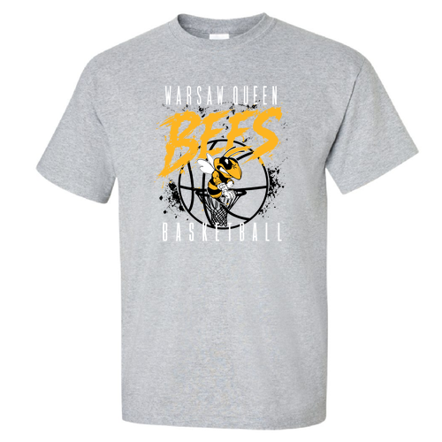 Queen Bees Gildan Ultra Cotton T-Shirt -- Sport Grey