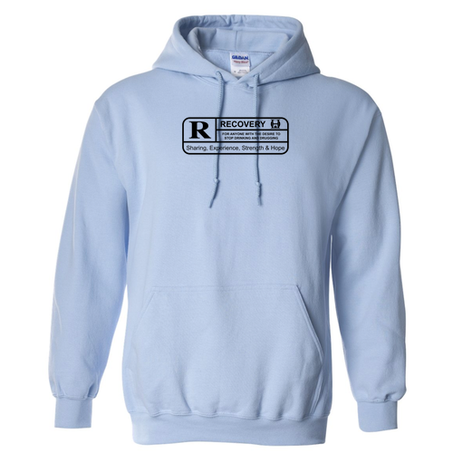 Gildan Heavy Blend Hooded Sweatshirt -- Light Blue