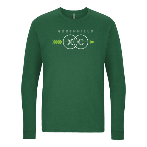 Next Level Soft Fitted Long Sleeve Tee -- Forest Green