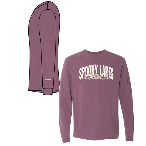 Comfort Colors Unisex Garment-Dyed Heavyweight Long Sleeve T-Shirt -- Berry