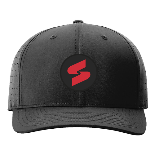 Richardson Laser Perf R-Flex Cap -- Black, Swan