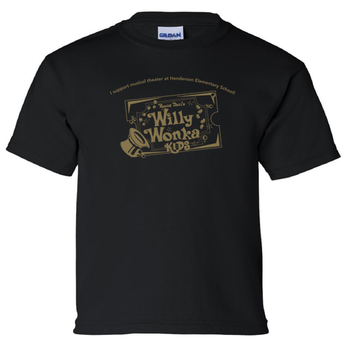 Gildan Ultra Cotton Youth Basic T-Shirt -- Black