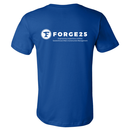 Forge25 Unisex Jersey T-Shirt -- True Royal
