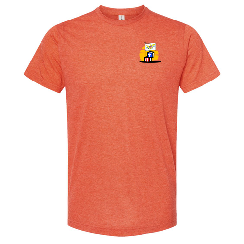 Tultex Unisex Ultra Blend Tee -- Heather Orange