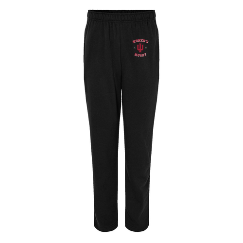 IU Trident Women's Rugby Bella + Canvas Sweatpants- Black
