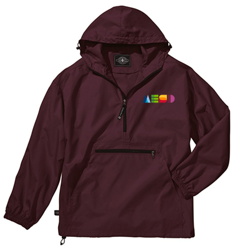 Charles River Pack-N-Go Pullover -- Maroon