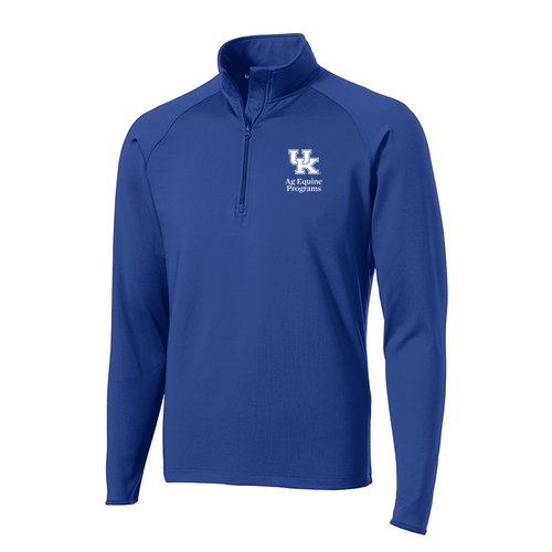 Sport Tek Sport Wick Stretch Half Zip Pullover -- True Royal