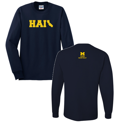 Jerzees Dri-Power Active Longsleeve Tee -- J Navy