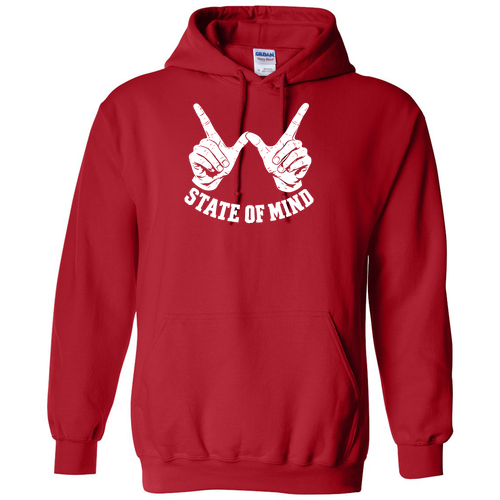 Gildan Heavy Blend Hooded Sweatshirt -- Red