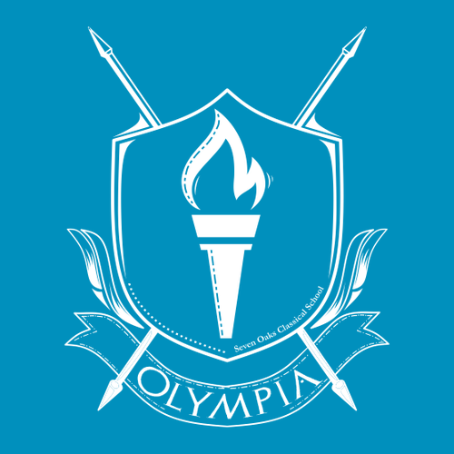 Olympia Crew Neck Sweatshirt -- Sapphire