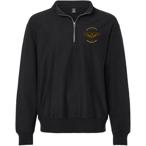 Gildan Unisex Heavy Blend Quarter-Zip Sweatshirt -- Black