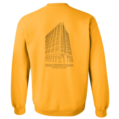 Corboy Law Center Crewneck Sweatshirt -- Gold