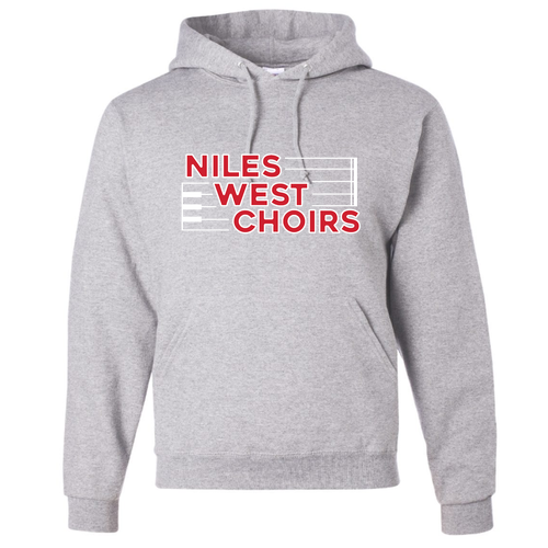 Jerzees 8 oz 50/50 Nublend Adult Hooded Sweatshirt -- Ash