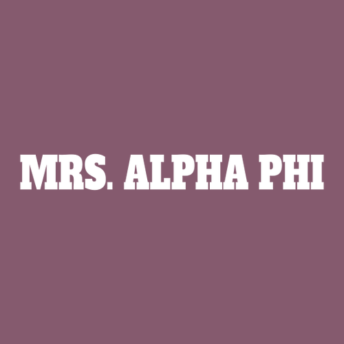 Mrs. Alpha Phi Berry Cotton Tee