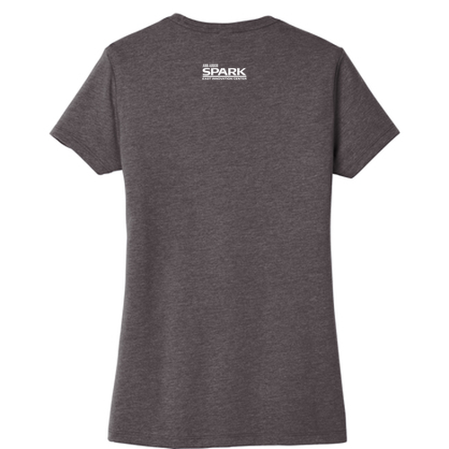 Ladies District Made Soft Very Important Tee -- Heathered Charcoal