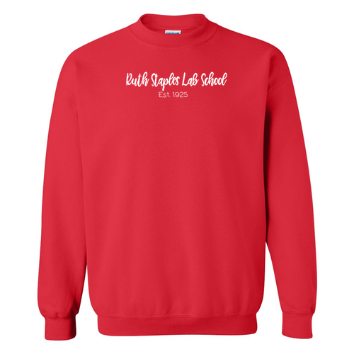 Gildan Heavy Blend Crew Neck Sweatshirt -- Red