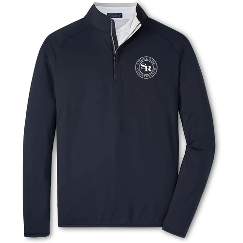 Peter Millar Men's Stealth Performance Quarter-Zip -- Black