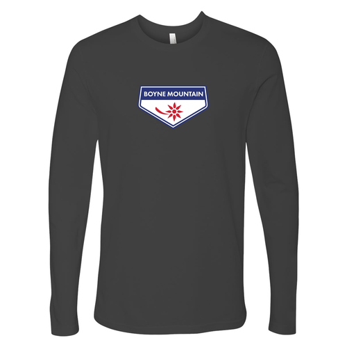 Boyne Mountain Logo 1 Full color -- Long sleeve Heavy Metal