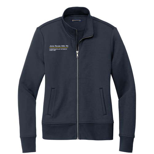 Brooks Brothers Women's Double-Knit Full-Zip -- Night Navy