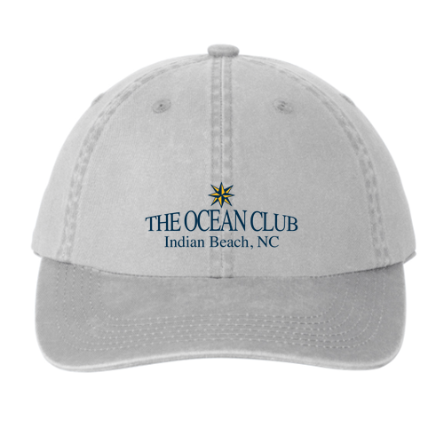 Port Authority Garment Washed Hat -- Chrome