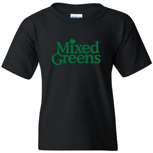 Youth Gildan Heavy Cotton Basic T-Shirt -- Black