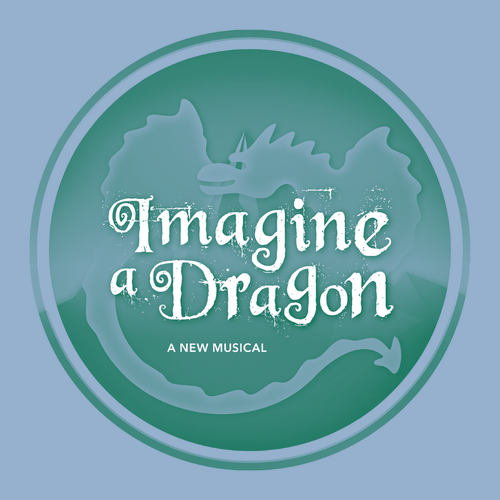 Imagine a Dragon Adult CottonT-Shirt -- Light Blue