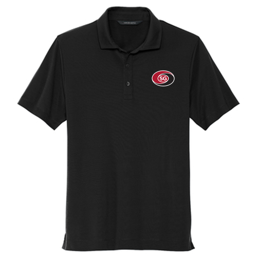 Mercer+Mettle Stretch Jersey Polo -- Deep Black