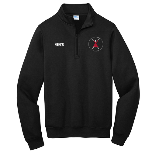 XBF Fleece 1/4 Zip with Custom Names