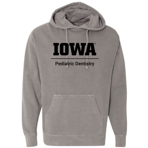 Comfort Colors Unisex Garment-Dyed Hooded Sweatshirt -- Grey