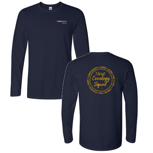 Gildan Softstyle Longsleeve T Shirt -- Navy