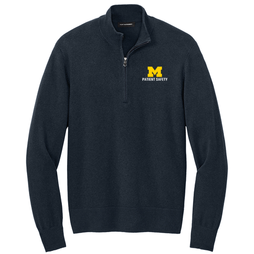 Port Authority Easy Care 1/4-Zip Sweater -- River Blue Navy