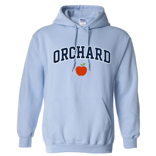 Gildan Heavy Blend Light Blue Hooded Sweatshirt
