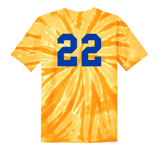 Port and Company Tie Dye Tee Youth -- Gold