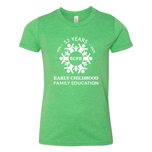 Bella Canvas Youth Triblend Jersey Short Sleeve Tee -- Green Triblend