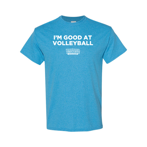Gildan Heavy Cotton Basic T-Shirt -- Heather Sapphire