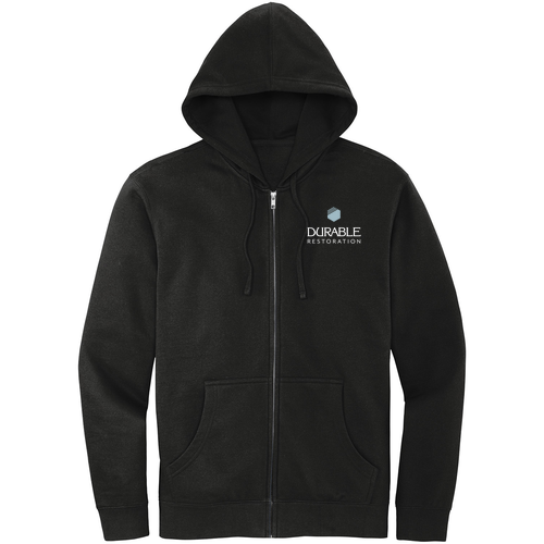 District V.I.T. Fleece Full-Zip Hoodie -- Black