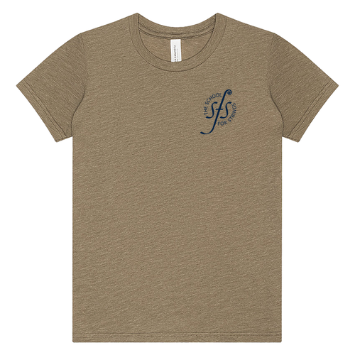 Bella Canvas Youth Triblend Jersey Short Sleeve Tee -- Olive Triblend
