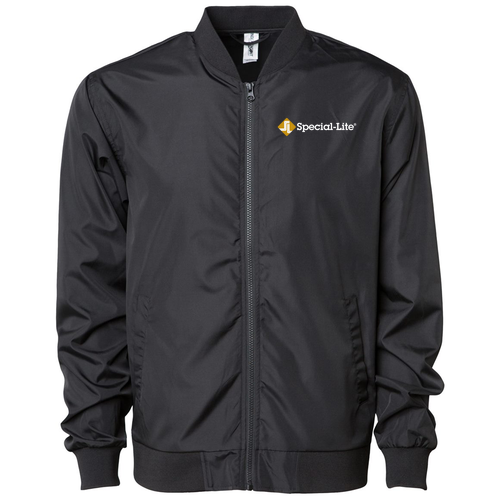 Independent Trading Co. Lightweight Bomber Jacket -- Black
