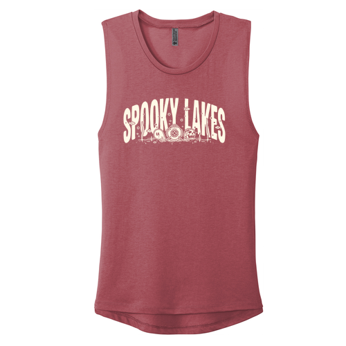 Next Level Apparel Women’s Festival Muscle Tank -- Smoked Paprika