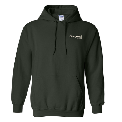 Gildan Heavy Blend Hooded Sweatshirt -- Forest Green