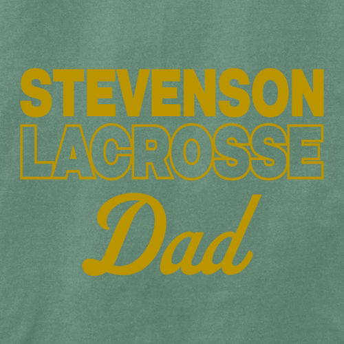 Comfort Colors Stevenson Lacrosse DAD Tee -- Light Green