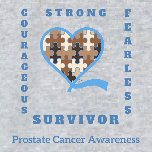 Survivor Prostate Cancer Awareness -- sport grey hoodie
