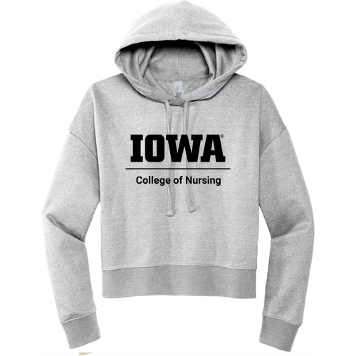 District Women's V.I.T. Fleece Hoodie -- Light Heather Grey