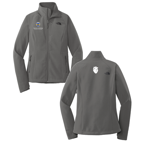 Cardiology North Face Ladies Soft Shell Jacket -- Asphalt Grey