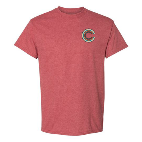 Gildan DryBlend 50/50 T-Shirt -- Heather Sport Scarlet